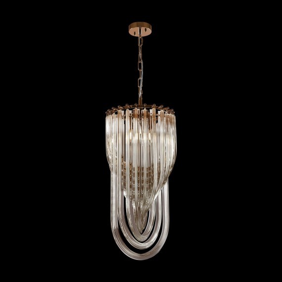 Подвесной светильник с 3 лампами Freya FR5182PL-03FG ONDA под лампы 3xE14 60W