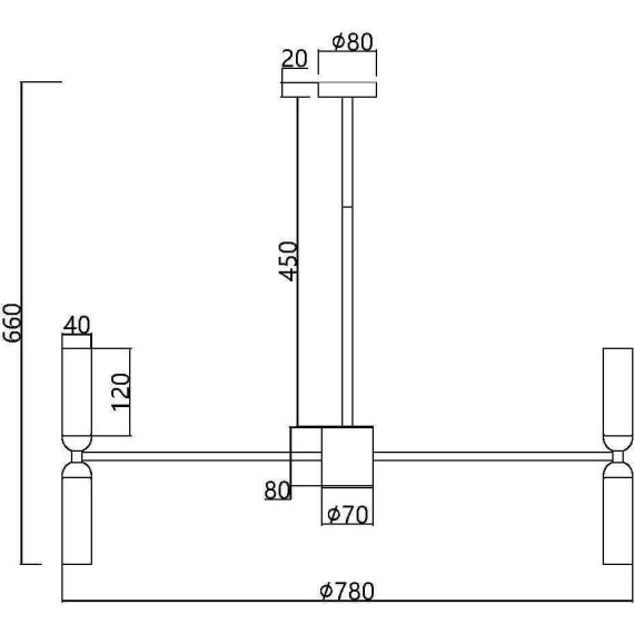 Подвесной светильник Maytoni MOD177PL-16G