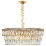 Люстра хрустальная Lussole GRLSP-8183 YUMA IP21 под лампы 9xE14 63W