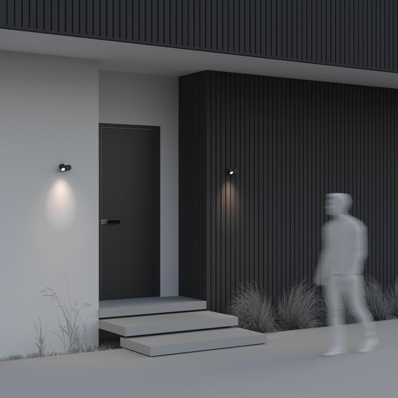 Уличный настенный светильник Maytoni O010WL-01B Wall Street IP54 под лампу 1xGU10 50W