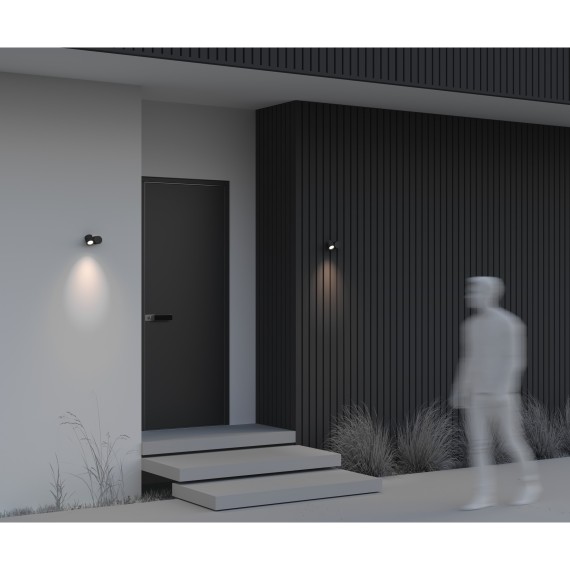 Уличный настенный светильник Maytoni O010WL-01B Wall Street IP54 под лампу 1xGU10 50W