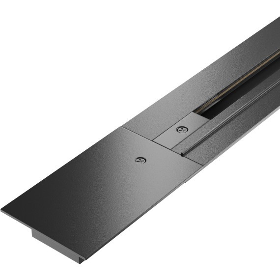 1м черный встраиваемый в ГКЛ однофазный шинопровод Maytoni TRX004-111B