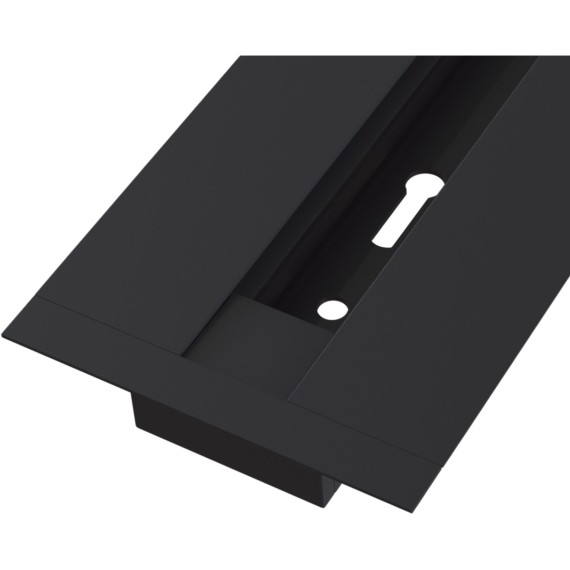 1м черный встраиваемый в ГКЛ однофазный шинопровод Maytoni TRX004-111B