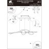 Подвесная люстра Arte Lamp ORACLE A2964SP-75PB