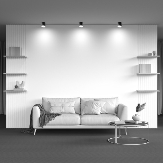 Накладной потолочный светильник Maytoni C086CM-GX53-MRD-BG Hoop под лампу 1xGX53 15W