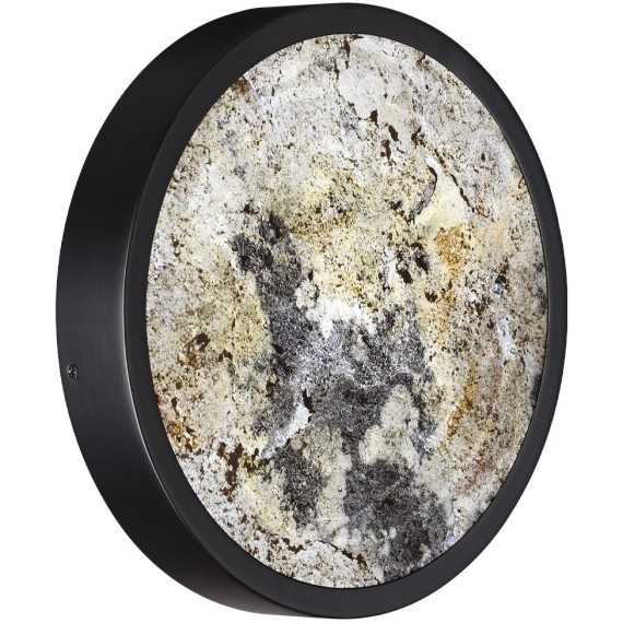 5064/15WL L-VISION ODL24 черн./серо-беж./металл/натур.камень/акрил Настенн.светильн. с переключ.цветов.темпер. LED 15W 3000К/4000K/6000K BERGI