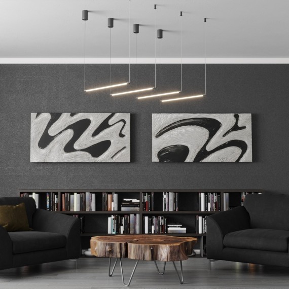 Модульный светодиодный линейный светильник 12W 4000K 960Лм Novotech VITZ 359346