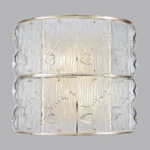 5070/2W HALL ODL24 499 золото/прозрачный/матовый/металл/хрусталь/стекло Бра E14 2*40W FIESTA