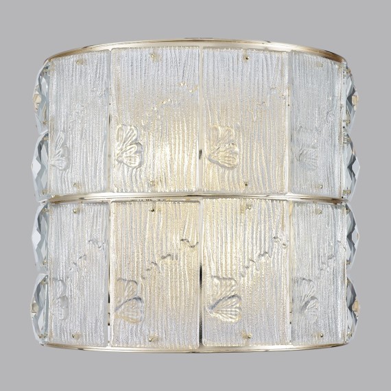 5070/2W HALL ODL24 499 золото/прозрачный/матовый/металл/хрусталь/стекло Бра E14 2*40W FIESTA