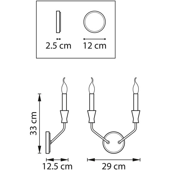 Бра Ragno Lightstar 732527