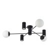 SLE1105-402-06 Светильник потолочный Черный/Белый GU10+E27 3+3*5+60W RAITO