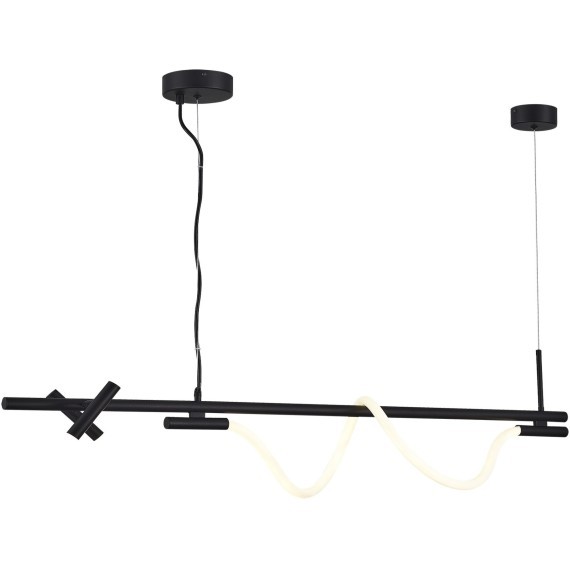 SL6118.403.03 Светильник подвесной ST-Luce Черный/Черный LED 2+1*3+11W 4000K MARLOW