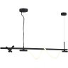 SL6118.403.03 Светильник подвесной ST-Luce Черный/Черный LED 2+1*3+11W 4000K MARLOW