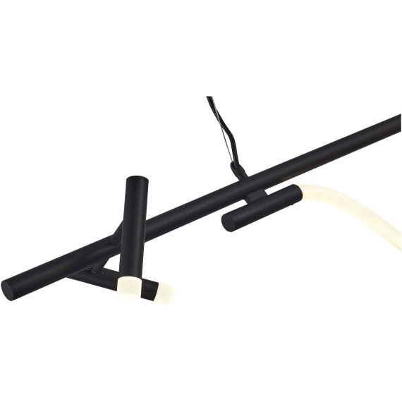 SL6118.403.03 Светильник подвесной ST-Luce Черный/Черный LED 2+1*3+11W 4000K MARLOW