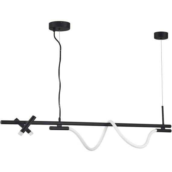 SL6118.403.03 Светильник подвесной ST-Luce Черный/Черный LED 2+1*3+11W 4000K MARLOW