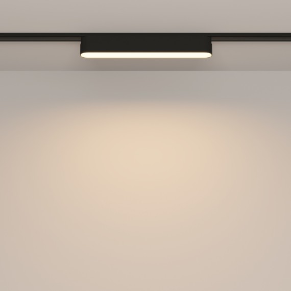 TR080-1-12W3K-B Трековый магнитный светодиодный светильник Maytoni Radity 48V CRI90+ 3000К 700Лм 120° 12Вт