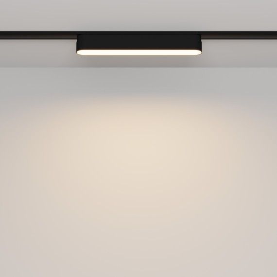 TR080-1-12W3K-B Трековый магнитный светодиодный светильник Maytoni Radity 48V CRI90+ 3000К 700Лм 120° 12Вт