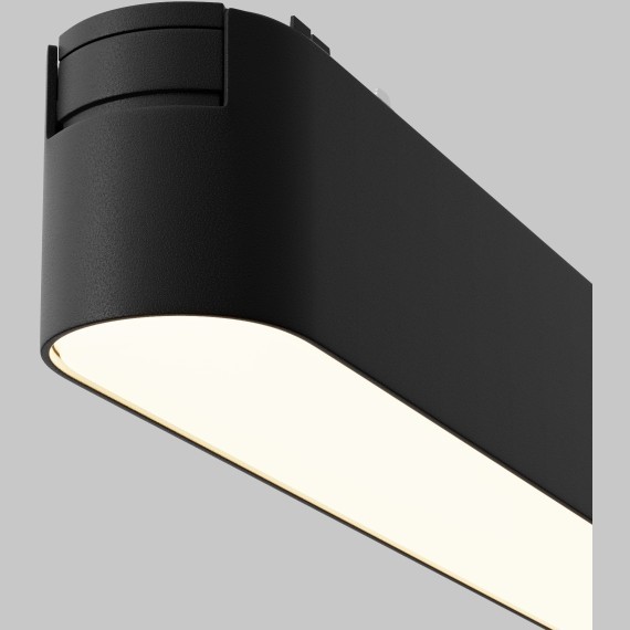 TR080-1-12W3K-B Трековый магнитный светодиодный светильник Maytoni Radity 48V CRI90+ 3000К 700Лм 120° 12Вт