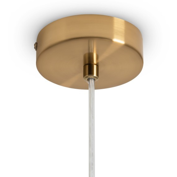 Подвесной светильник с тканевым плафоном и керамическим основанием E27 Freya Ceram FR5491PL-01BS