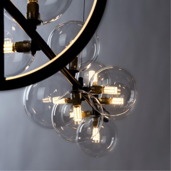 Подвесная люстра Arte Lamp SATURN A7790SP-50BK