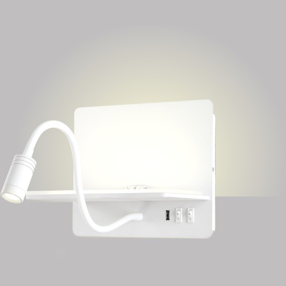 Бра Crystal Lux DUO AP9W LED WH 4181/409