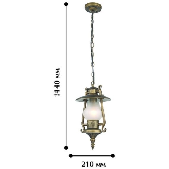1496-1P, уличный светильник, E27 60W, IP44, Favourite excluded