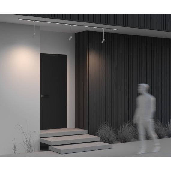 Уличный трековый светильник Outdoor O-TR01-2-P-8WW3K