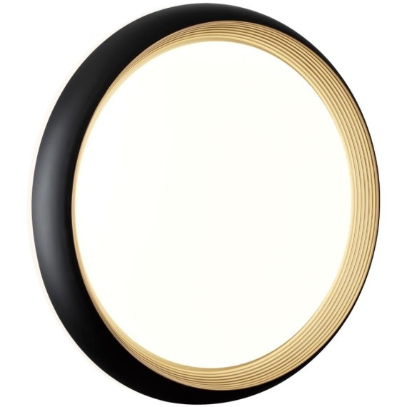 Cетильник LED 48Вт 4000К D380 IP43 Sonex TOFIQ BLACK 7651/DL