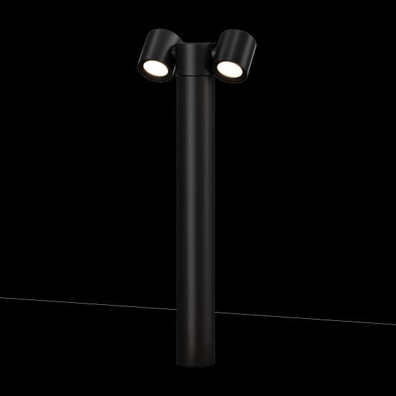 Уличный наземный светильник Maytoni O010FL-02B Wall Street IP54 под лампы 2xGU10 50W