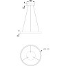 Подвесной светильник светодиодный Rim MOD058PL-L22W4K