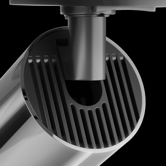 Однофазный двужильный трековый светильник Maytoni Unity TR020-1-U-GU10-BGF Focus S под сменную лампу GU10