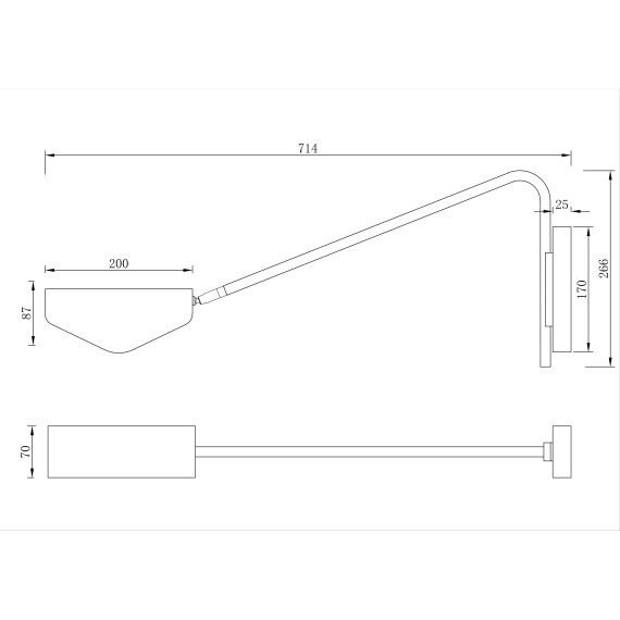 Бра Notta MOD417WL-01BS1