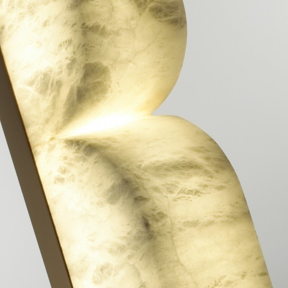 6685/15WL L-VISION ODL24 121 Настенный светильник латунь/металл/алебастр IP20 LED 15W 3000/4000 MARBELLA