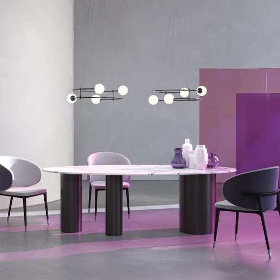 Подвесной светильник кольцом Maytoni MOD317PL-04B Balance под лампы 4xG9 40W