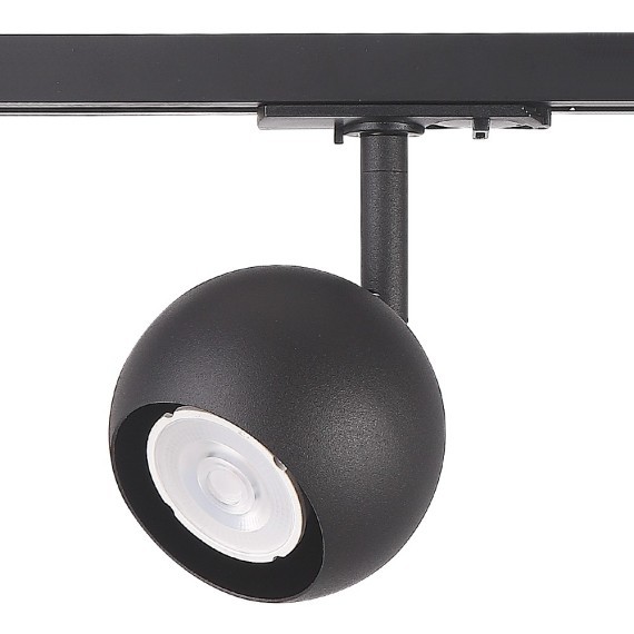 Однофазный двужильный трековый светильник Crystallux CLT 0.31 017 BL под сменную лампу GU10