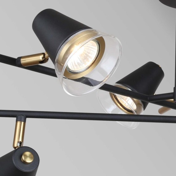 4618-6C, потолочная люстра, D770xH360, 6xGU10x35W, excluded