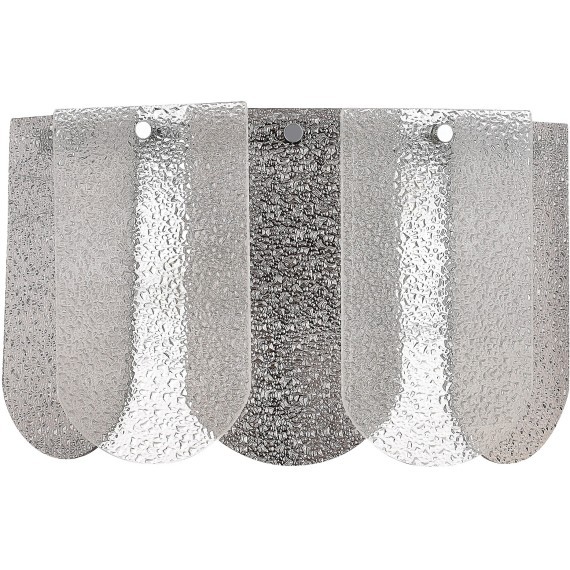 SLE1125-101-02 Светильник настенный Хром/Прозрачно-Дымчатый E14 2*40W ERZO