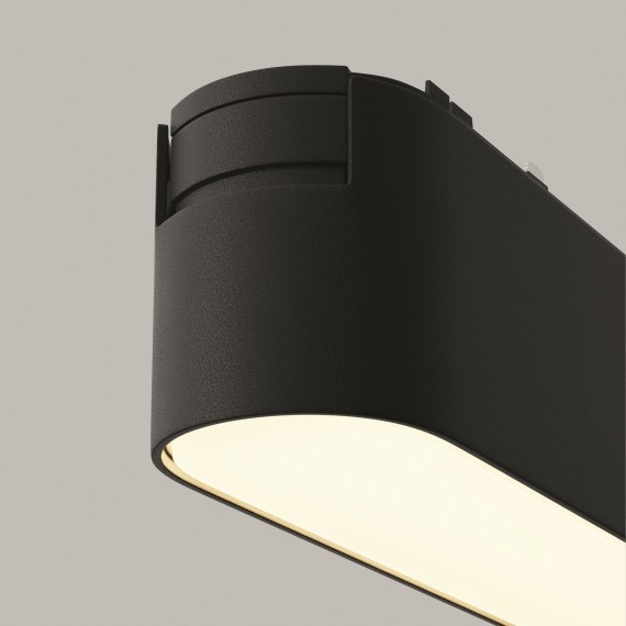 TR080-1-6W3K-B Трековый магнитный светодиодный светильник Maytoni Radity 48V CRI90+ 3000К 350Лм 120° 6Вт