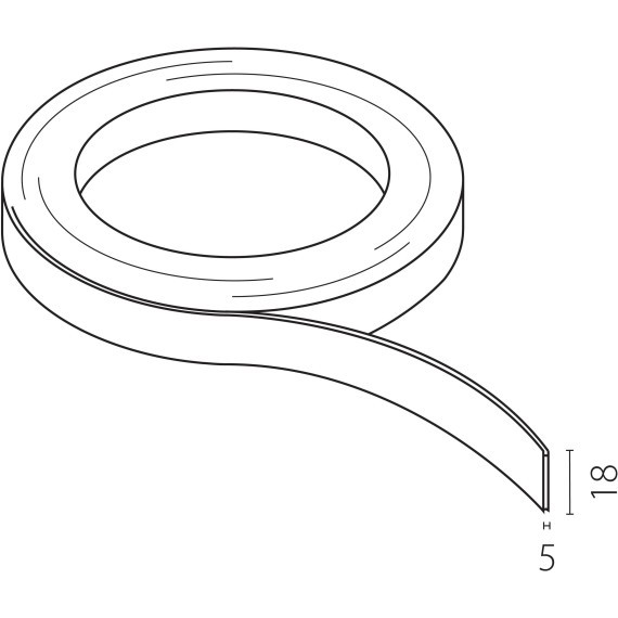 Шинопровод гибкий 48V 20м оранжевый Due Hermes Lightstar 510203