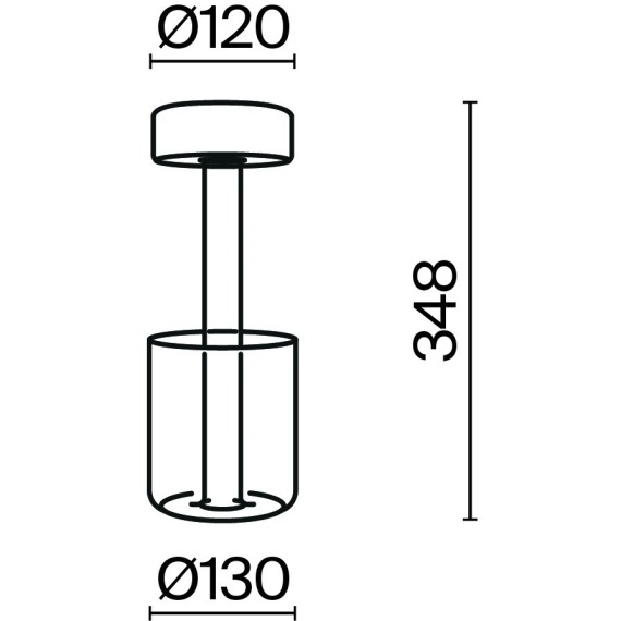 Аккумуляторный светильник Maytoni MOD229TL-L3G3K1