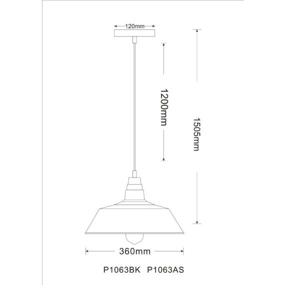 Подвесной светильник с 1 плафоном Lumion 3677/1 STIG под лампу 1xE27 60W