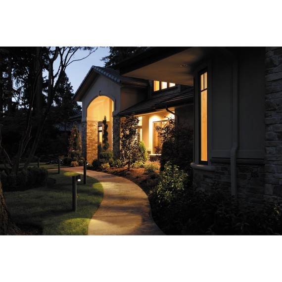 Уличный наземный светильник Maytoni O010FL-01B Wall Street IP54 под лампу 1xGU10 50W