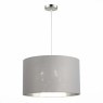 SLE300513-03 Светильник подвесной Никель/Серый, Серебристый E27 3*40W BRESCIA