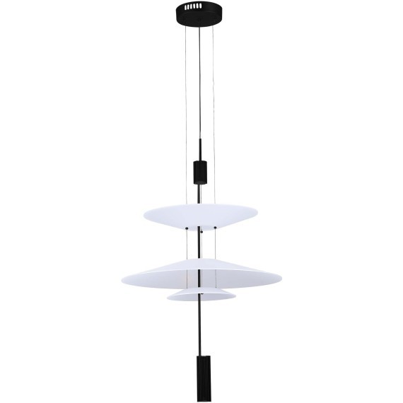 SL6101.413.01 Люстра подвесная ST-Luce Черный/Белый LED 1*15W 3000K ISOLA