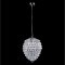 Светильник подвесной Crystal Lux CHARME SP6 CHROME/TRANSPARENT