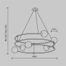 Подвесной светильник кольцом Maytoni MOD317PL-06B Balance под лампы 6xG9 40W