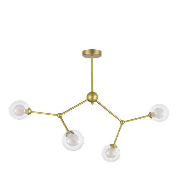SLE1106-203-04 Светильник подвесной Золотистый/Прозрачный, Белый G9 4*5W ARCUS