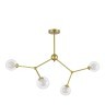 SLE1106-203-04 Светильник подвесной Золотистый/Прозрачный, Белый G9 4*5W ARCUS