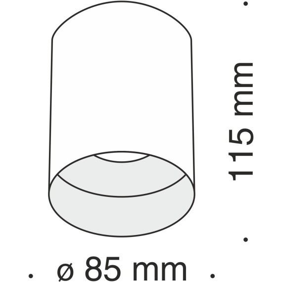Накладной потолочный светильник Maytoni C014CL-01B Slim под лампу 1xGU10 50W