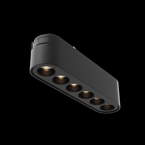 TR082-1-6W3K-M-B Трековый магнитный светодиодный светильник Maytoni Radity 48V CRI90+ 3000К 600Лм 36° 6Вт